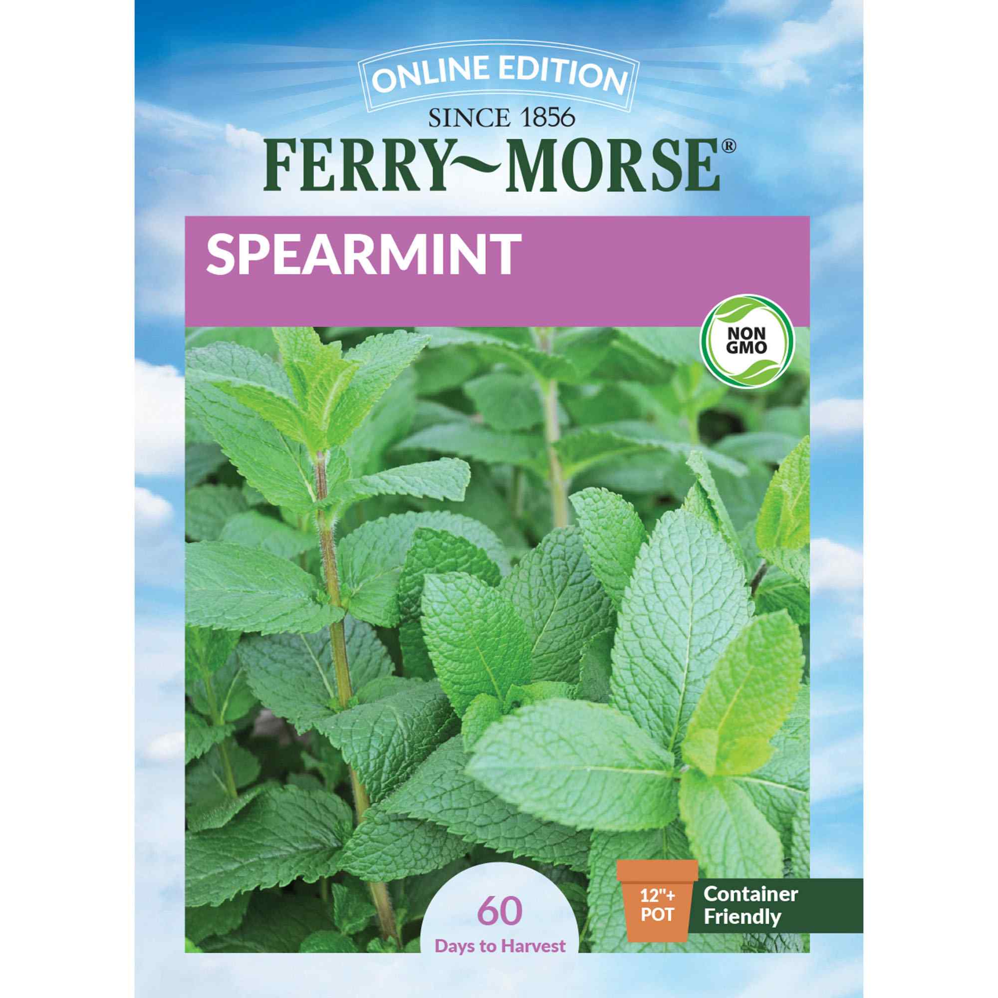 Ferry-Morse spearmint seed packet